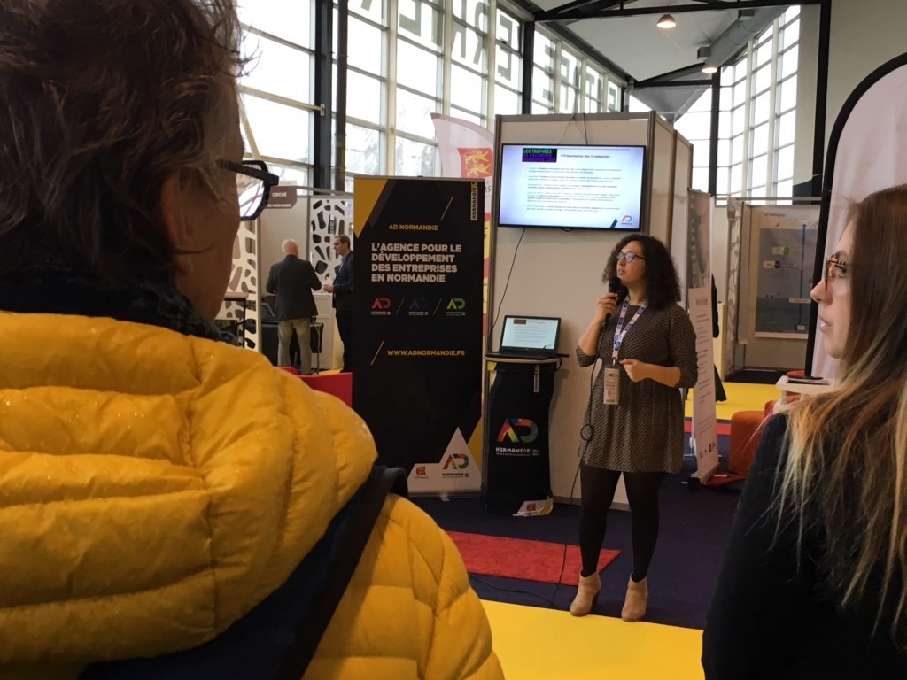 ADNormandie's tweet photo. [#candidature]  @sepemindustries  ! pitch sur les #TrophéesEcoNormande à une semaine de la clôture de la période de candidature !!! Entreprises normandes c'est le moment de tenter votre chance ! 10 000 euros à la clé et des jours de conseils et de formation ! https://t.co/XfDBT0yTdb