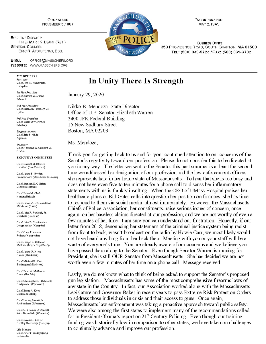 Massachusetts Chiefs of Police Association tweet media
