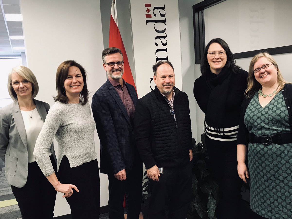 Enjoying a day of touring each others’ Montreal operations with a few of my favourite GC contact centre DGs. With <a href="/HacheGlo/">GH</a> <a href="/HoncoopM/">Michael Honcoop</a> <a href="/dtrevormilne/">Trevor Milne</a> <a href="/AnneTurmel/">Anne Turmel</a>
