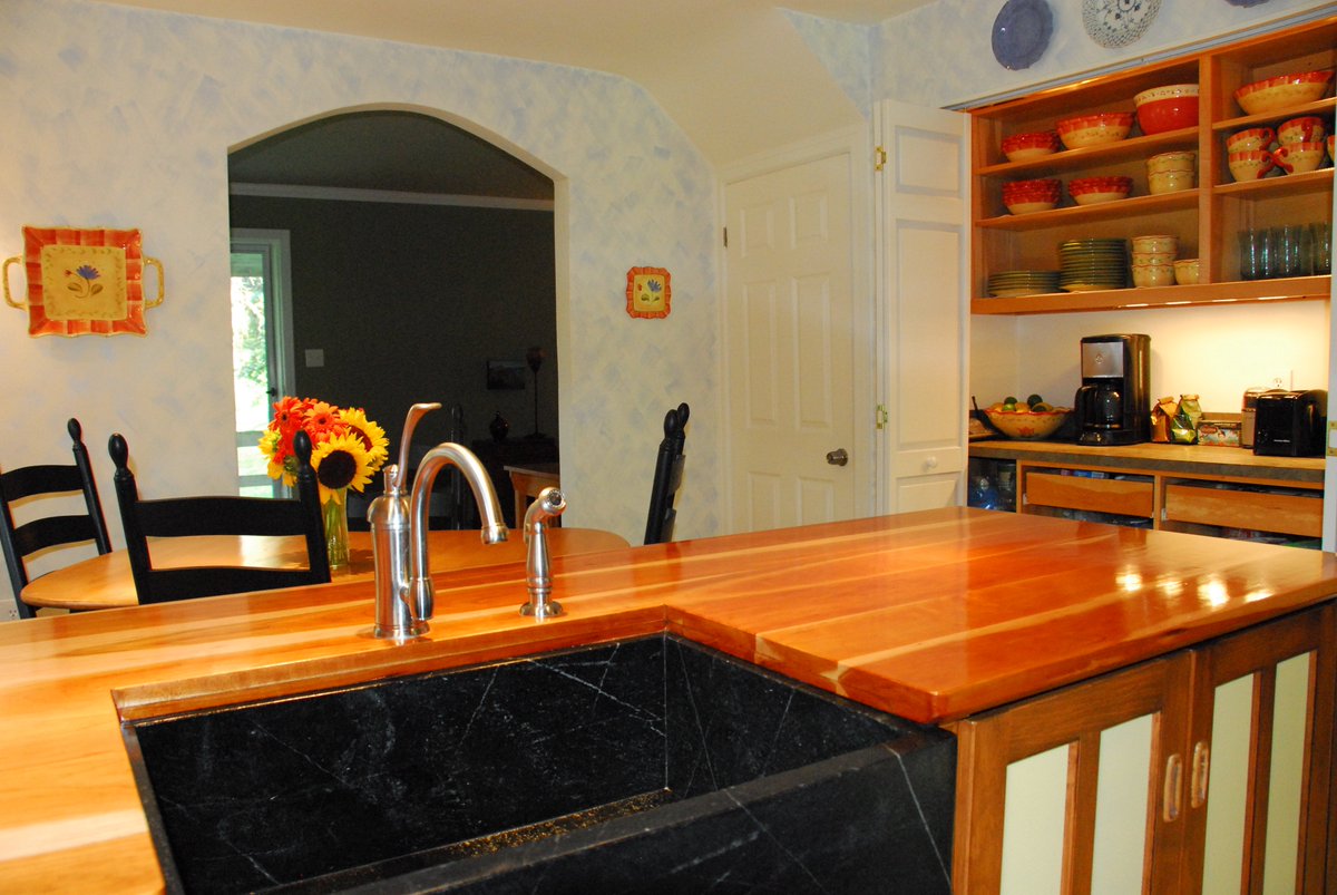 yestertec's tweet image. This Working Pantry, concealed by bi-fold closet doors is one of the keys to making a 3 piece furnished kitchen work. YesterTec makes freestanding versions as well, but all are designed to conceal all the small appliances that are normally left exposed to clutter up your counters