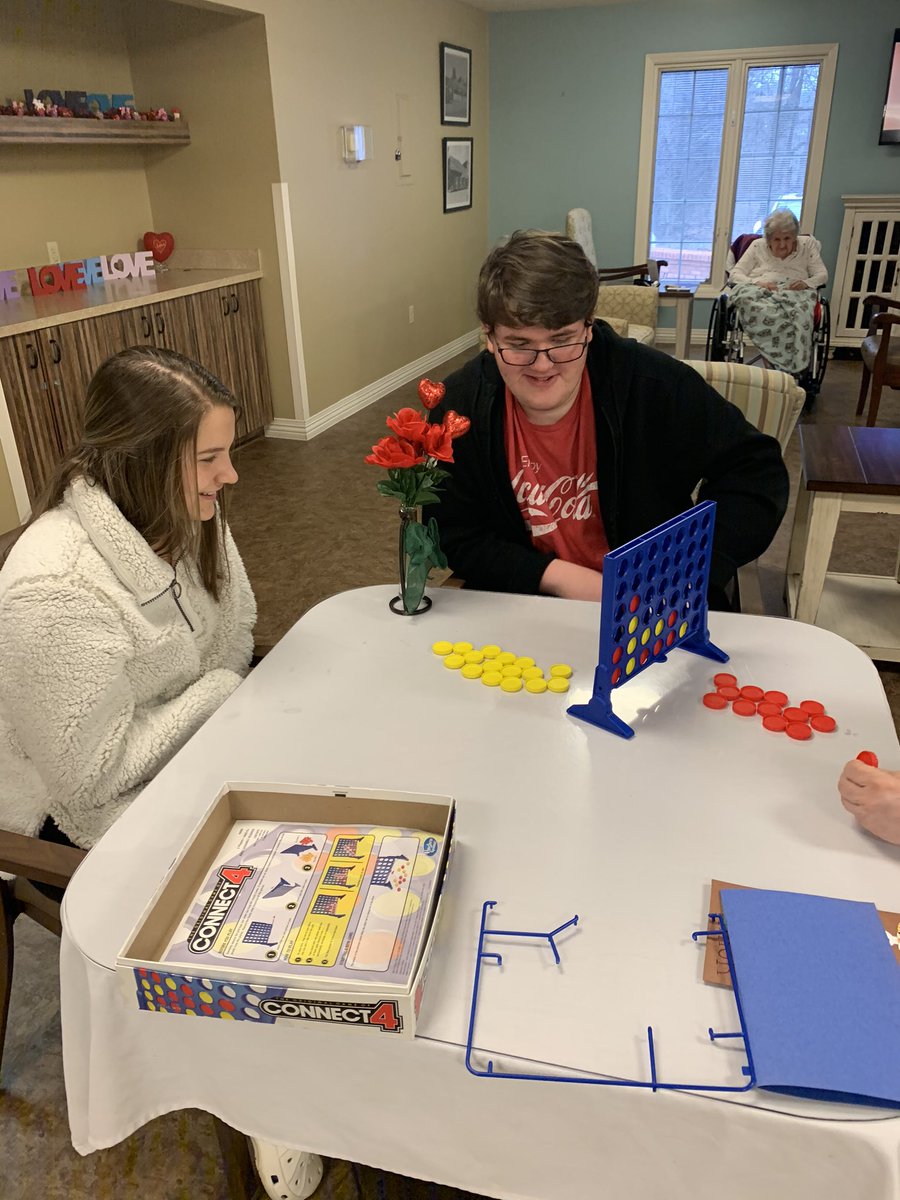 youngblood_mrs's tweet image. We delivered our math projects to Green Acres this morning. We colored, got beat in board games, and listened to the piano. #buildingcommunity #mathprojects