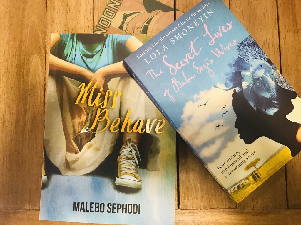Mamsi_doll's tweet photo. Got these babies today from @LangaXolie4. @malebosephodi and @lolashoneyin I’m looking forward to delving into these two books. @_BlackBirdBooks my #BBBCollection is growing #Booklover #Bookworm #IndieBookSellers #MissBehave #TheSecretLivesOfBabaSegisWives https://t.co/b4EDFXCnkz