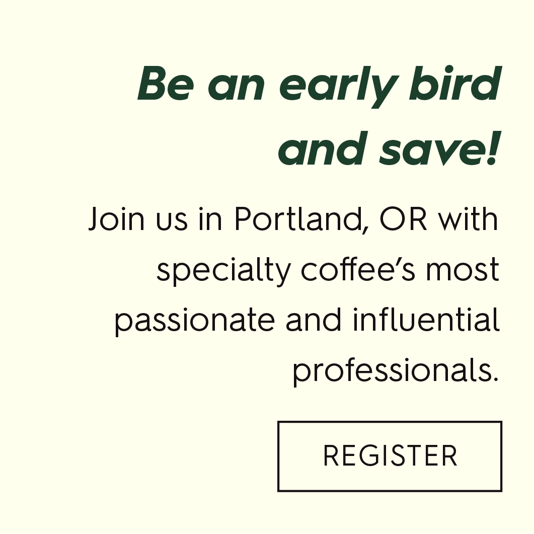 SpecialtyCoffee's tweet photo. Be an early bird and save! Join us at the #RecoSymposium in Portland, Oregon with specialty coffee's most passionate and influential professionals. Save $200 USD when you register by February 27.
Register now: https://t.co/0GJkG7ET5T https://t.co/v9SVNGRSxx