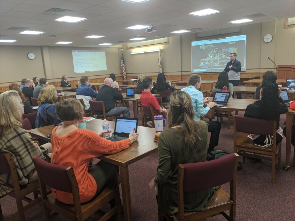 LWDistrict210's tweet image. Yesterday, Mr. McAllister, Mrs. Broadhurst, and Ms.McBrady shared how they use OneNote and Classroom Notebook in their classes at Lincoln-Way Central. #technologysharing #professionaldevelopment