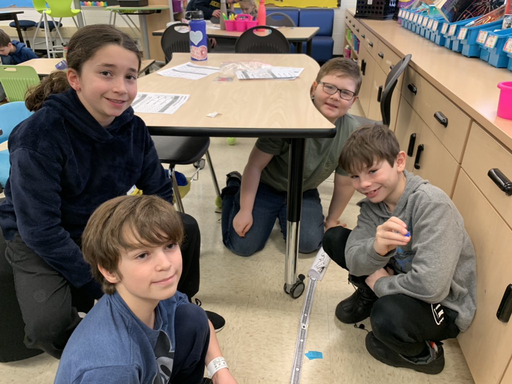 Rocking our science experiment today! #wal109
