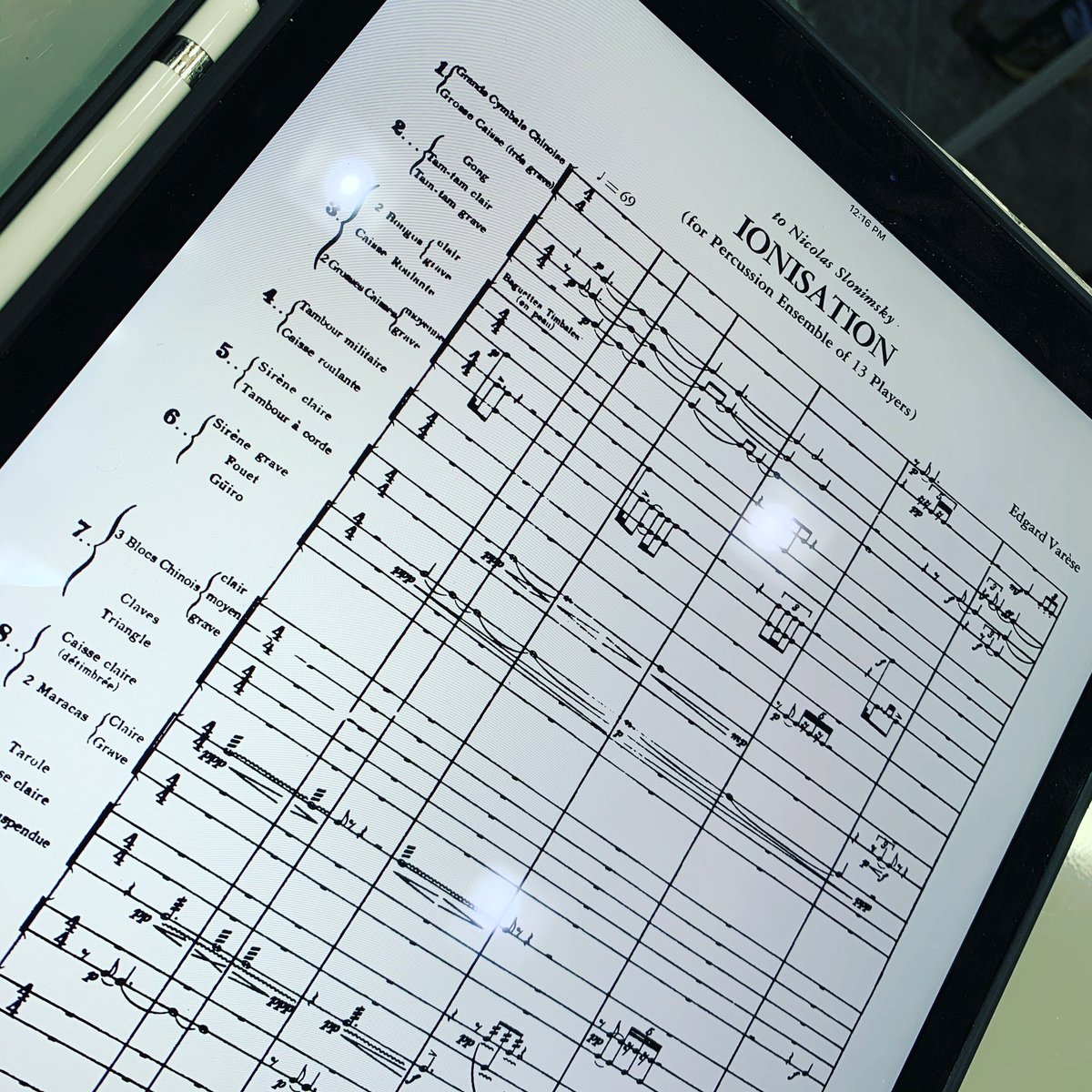 WCUPercussion's tweet photo. Stop us if you’ve heard this one before... 🛑 #classic #percussionensemble #varese https://t.co/66rUWvE37I