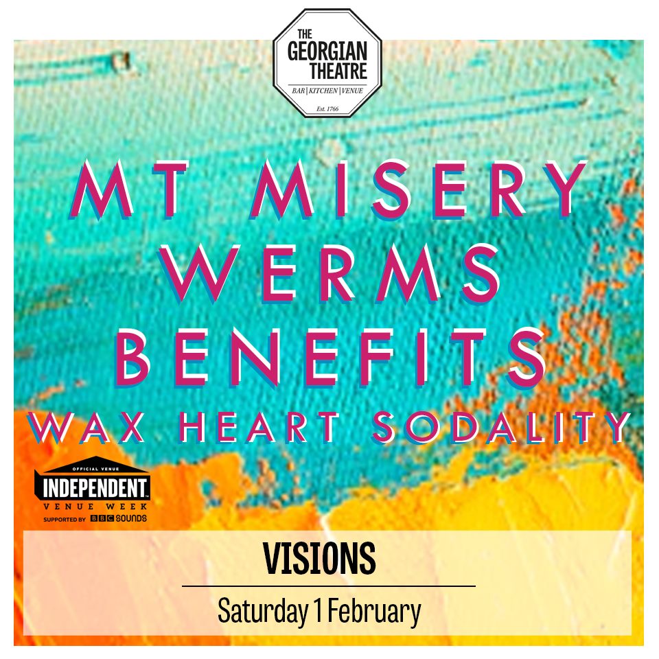 Tonight's the night...

@MiseryMt <a href="/itsWERMS/">WERMS</a> <a href="/Benefitstheband/">Benefits</a> &amp; <a href="/WaxHrtSodality/">Wax Heart Sodality</a>

Doors 7:30 pm

Tickets £5 ADV / £8 OTD: bit.ly/2NfuFJf
