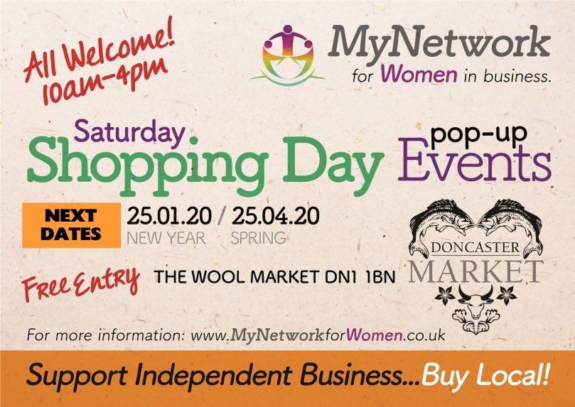 MyNetwork for Women (@mynetwork4women) on Twitter photo Our next event is 25th April at the <a href="/MarketWool/">Doncaster Wool Market</a> <a href="/Doncaster_Mkts/">Doncaster Markets</a> if you are interested in booking a stall at this event please contact us: hello@mynetworkforwomen.co.uk <a href="/doncaster_uk/">Doncaster</a> <a href="/DNBizSupport/">DN Business Support</a> <a href="/DNB_RT/">DoncasterBusinessRT</a> <a href="/BusinessinDN/">Business Doncaster</a> <a href="/OpportunitiesDN/">Opportunities Doncaster</a> #doncasterisgreat Our next event is 25th April at the <a href="/MarketWool/">Doncaster Wool Market</a> <a href="/Doncaster_Mkts/">Doncaster Markets</a> if you are interested in booking a stall at this event please contact us: hello@mynetworkforwomen.co.uk <a href="/doncaster_uk/">Doncaster</a> <a href="/DNBizSupport/">DN Business Support</a> <a href="/DNB_RT/">DoncasterBusinessRT</a> <a href="/BusinessinDN/">Business Doncaster</a> <a href="/OpportunitiesDN/">Opportunities Doncaster</a> #doncasterisgreat