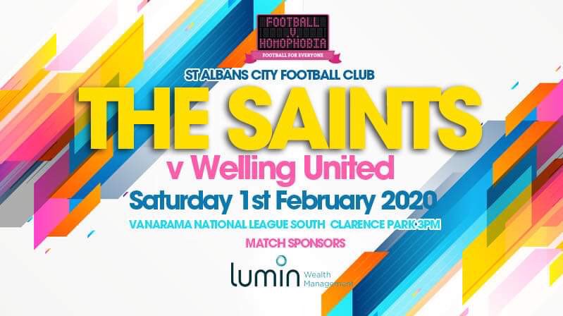 Another important game this weekend at Clarence Park for <a href="/stalbanscityfc/">St Albans City FC</a>  and we are proud to say @Luminwealth are the match sponsors!