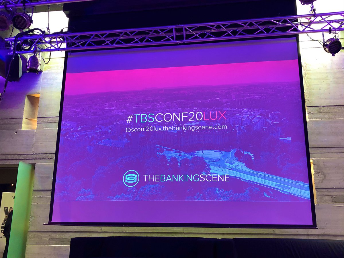 #TBSCONF20LUX is about to start! ⏱

Let’s discuss how #banks 🏦 can remain true #trust 🤝 providers in the future. <a href="/TheBankingScene/">The Banking Scene</a>