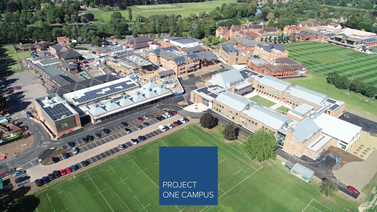 "@warwickschool and <a href="/KHSWarwick/">King's High School</a> are now enjoying greater proximity on one site, with shared Sixth Form social/study space and a new, state-of-the-art home for <a href="/KHSWarwick/">King's High School</a>.  We look forward to the unveiling of the completed campus at the end of this year." Foundation Secretary