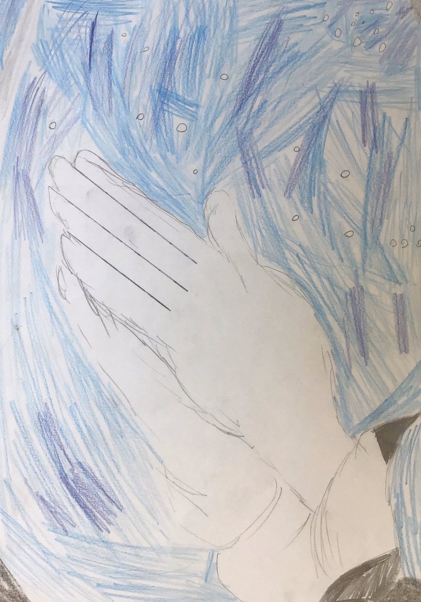stmarysglossop's tweet image. #Year3 led worship this morning, telling us all about the legend of the masterpiece ‘Praying Hands’ by Albrecht Dürer #LearnToAchieve