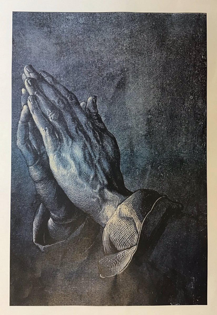 stmarysglossop's tweet image. #Year3 led worship this morning, telling us all about the legend of the masterpiece ‘Praying Hands’ by Albrecht Dürer #LearnToAchieve