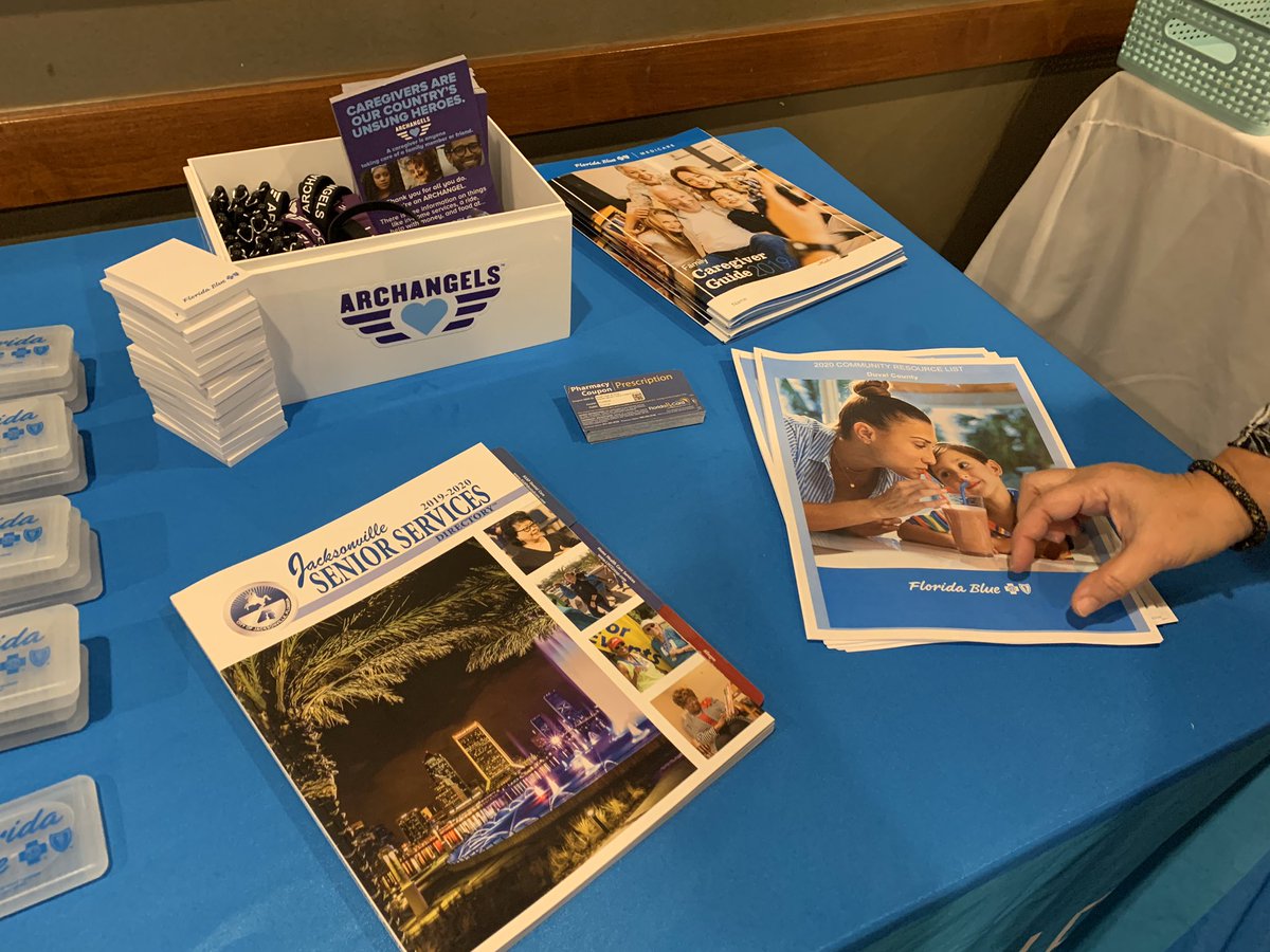 FLBlue's tweet photo. Proud to serve as a sponsor of the @Eldersourcejax @JaxBizJournal Caregivers in the Workplace event. @clanwick of @_GWInnovation will join other #caregiving advocates this morning for an important panel discussion on supporting caregivers in the workplace. #jbjpowerbreakfast https://t.co/RlQfjdGZW2