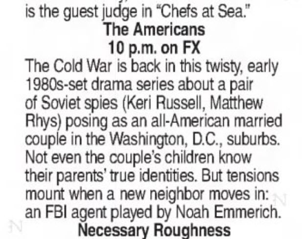 CONELRAD6401240's tweet photo. #OTD in 2013 #TheAmericans premiered on FX. Happy anniversary to #kerirussell @MatthewRhys @HollyTaylor97 @NoahEmmerich #KeidrichSellati #SusanMisner @Laurie_Holden @joel_fields @joeweisberg @alison__wright @TheAmericansFX @TheAmericansFan @FBImailrobot https://t.co/MS20KGB0VC