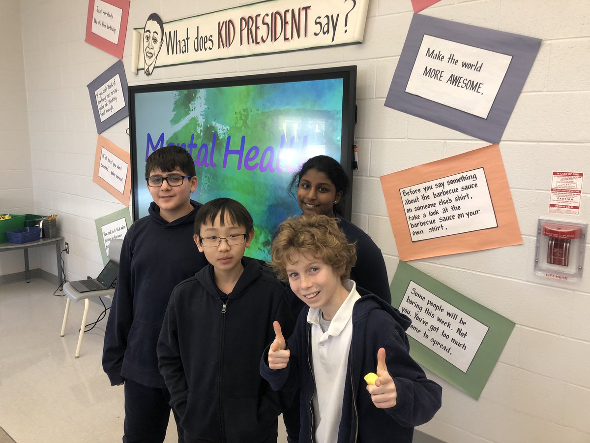 MrsTRomeo's tweet photo. Thank you Intermediate students for hosting amazing workshops for our entire school at our Mental Health &amp; Welles’s Workshop. @PFS_YCDSB @YCDSB @abfalconi @AArcadi_SO https://t.co/G6zHn04dei