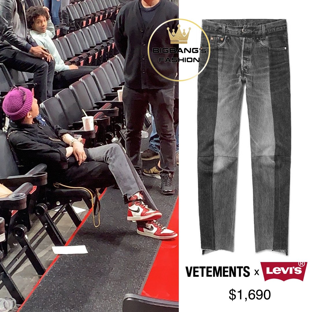 X 上的BIGBANG FASHION:「Vetements x Levi's Slim-Fit Panelled