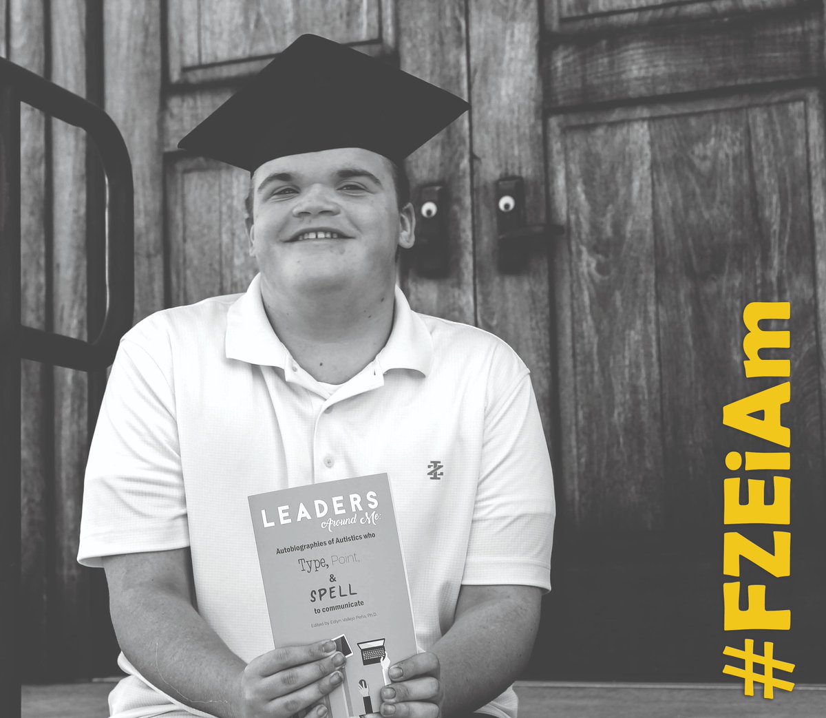 Senior at FZE. 3 younger siblings.  First non-speaking autistic to take ACT in the district.  Published author of #1 best seller on amazon.  Own YouTube channel - Tech Talk with Adam Morgan.  His name is Adam Morgan and he is #FZEiAm.