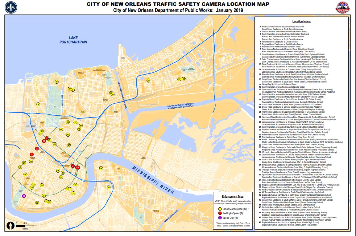 Report New Orleans Traffic Cam Program Broke Laws Without Oversight