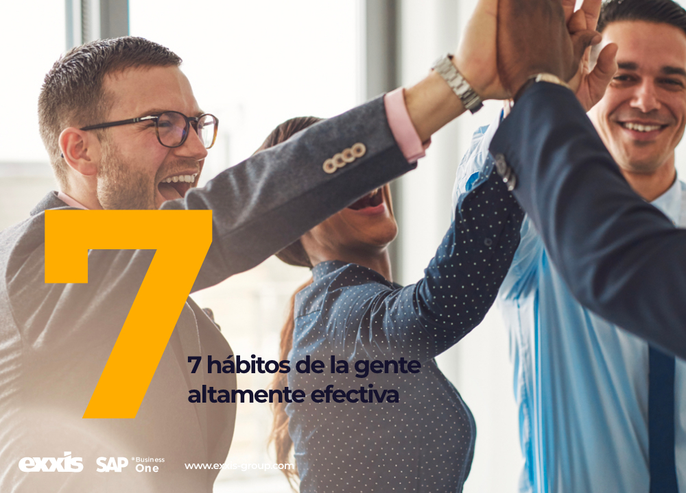 Las personas con hábitos de efectividad son las bases para formar organizaciones altamente efectivas. Mencione y comparta con su equipo estos 7 hábitos del libro de Stephen Covey.

#SolucionesSAP #PatnersSAP #Pymes #ExxisGroup #SapBusinessOne #ERP #GoldPartner #Chile