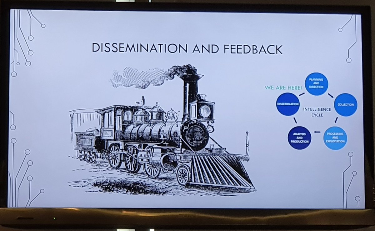 raghimi's tweet photo. Another great talk by @asfakian on technology enablment and TIPs. Some great point of views and landscape. Definitely recommended. Thanks for sharing your ideas and work andreas. #ctieu @enisa_eu #ThreatIntel #cti #CyberSecurity #cyber https://t.co/GnAfyIpRMF
