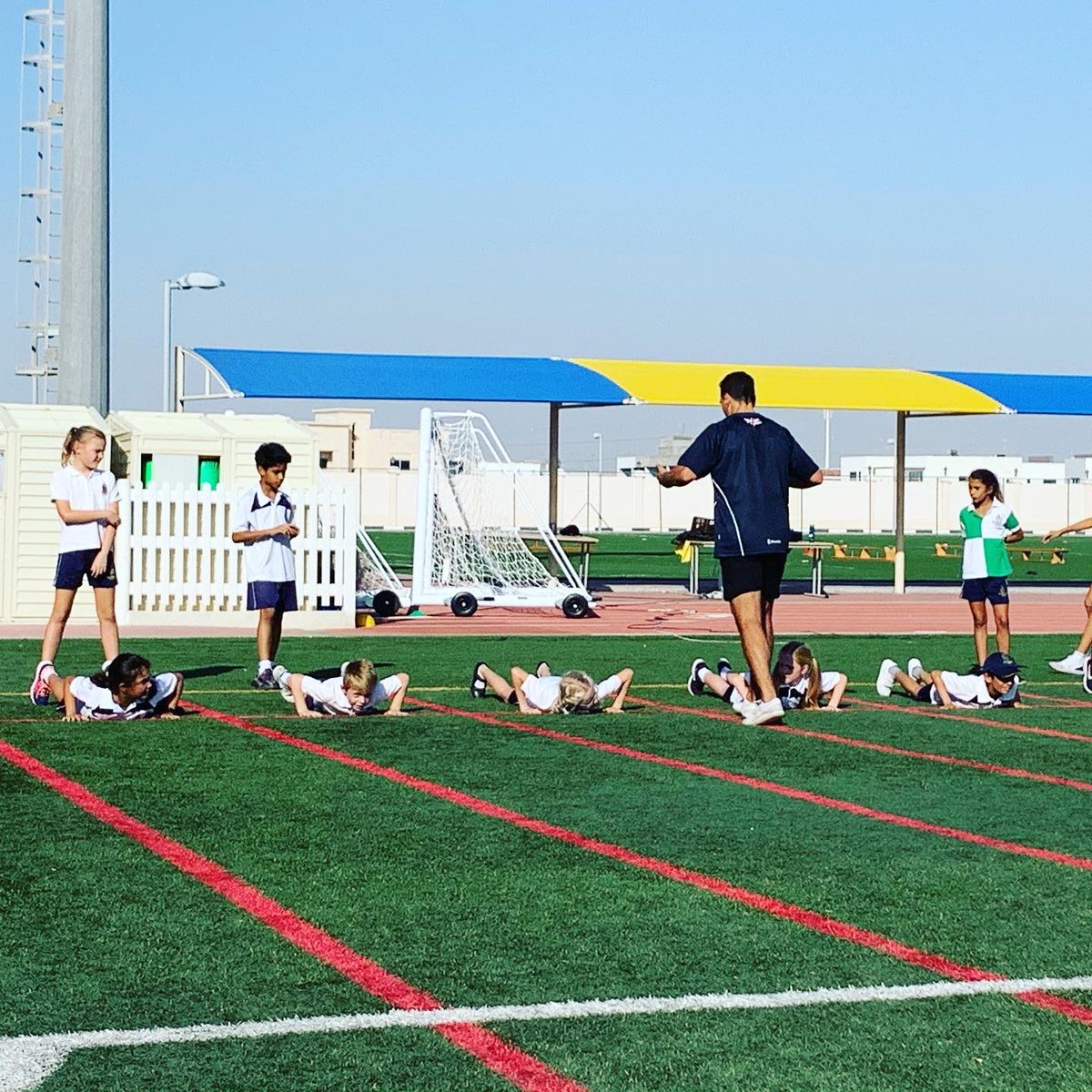 CallumbrooksD's tweet photo. A superb masterclass for our AGT students delivered by @AISAthleticsUAE thank you and see you soon. https://t.co/zX2p2zIZLV