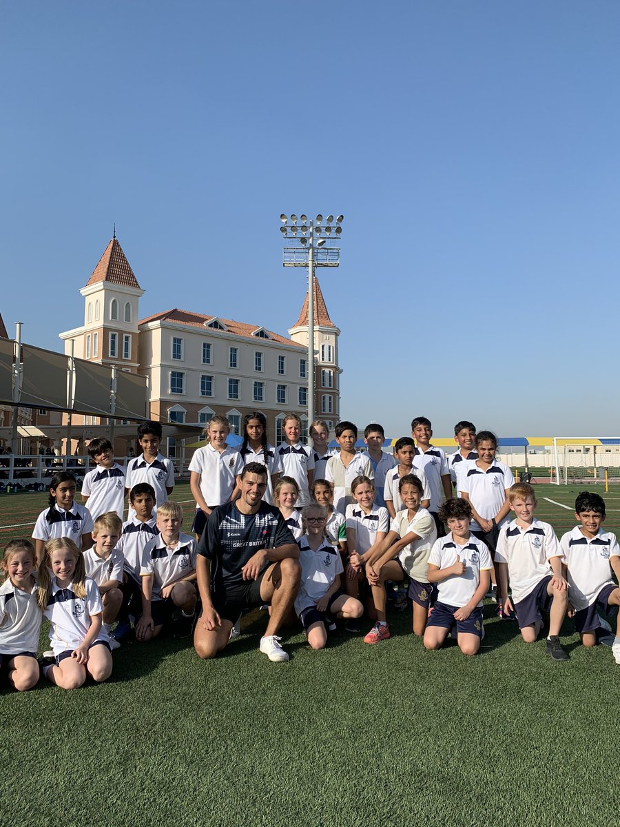 CallumbrooksD's tweet photo. A superb masterclass for our AGT students delivered by @AISAthleticsUAE thank you and see you soon. https://t.co/zX2p2zIZLV