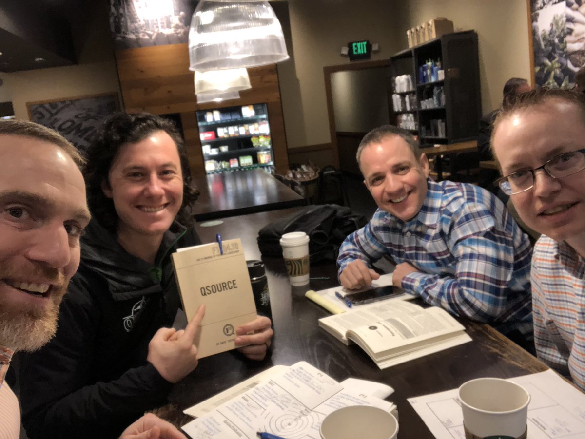 Great discussion in Shieldlock this morning with HIMs Meter Maid, Catfish and Valdez (Pelican on IR). We hit on the importance of unique language in F3 and how that extends to work; accountability on 2020 goals; and early thoughts on a broader q-source program. More than a WO!!