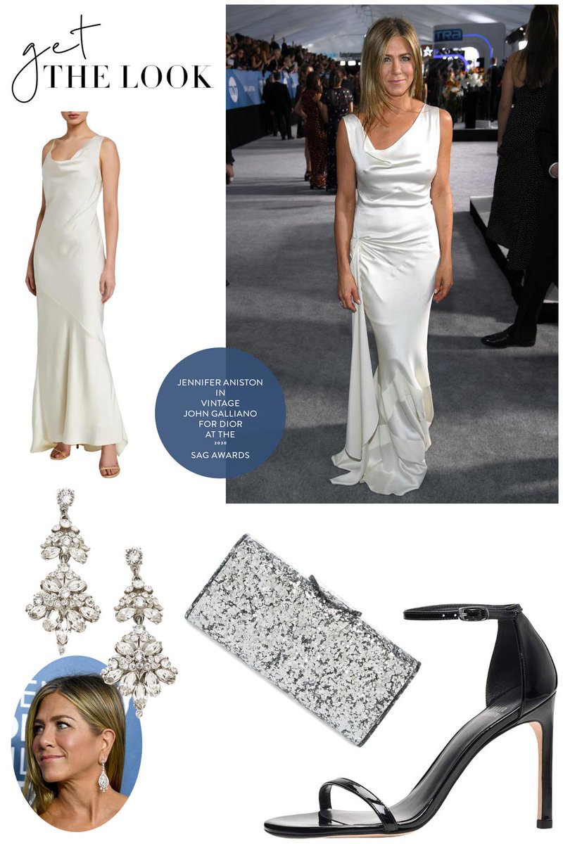 StyleTherapyTX's tweet photo. Get #jenniferaniston 2020 Sag Awards #redcarpet look. #style #fashion #SAGAwards2020 #dior https://t.co/wt9JVS3Yf4 https://t.co/WbKKarNODx