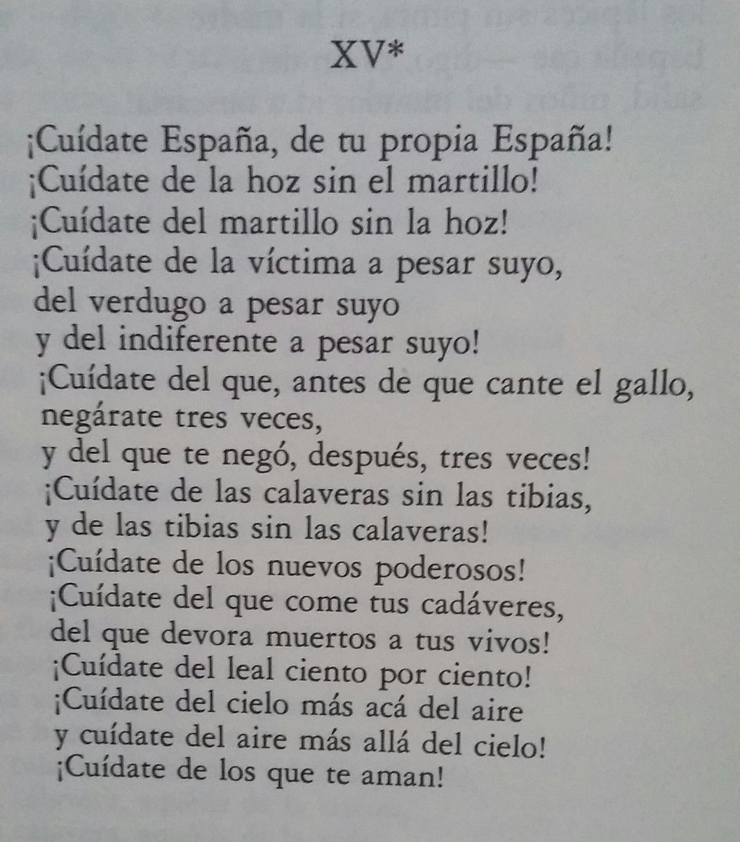 literlandweb1's tweet photo. España desde la literatura. Desde la admiración o el recelo. La visión exótica a la lectura idealizada. España como género literario. Visiones cruzadas en épocas convulsas. Nostalgia, dolor y exilio. España desde el pecho abierto de César Vallejo:"España. Aparta de mí este caliz" https://t.co/tVFoXPXr7H