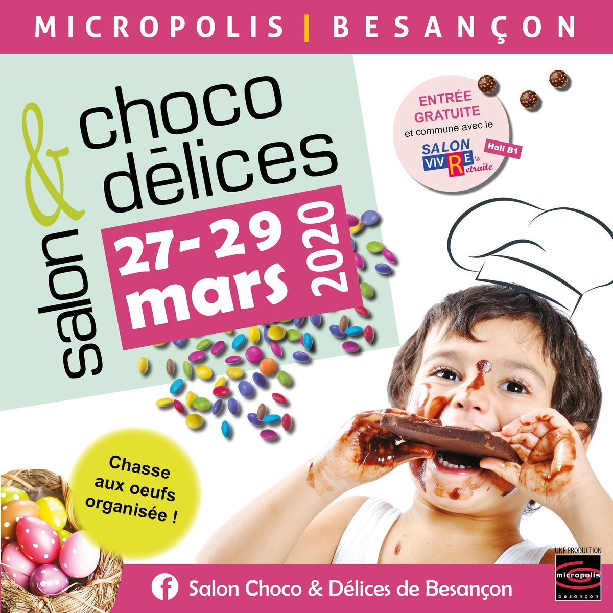 #Chandeleur #ChocoDélices #Micropolis Ce week-end c'est la chandeleur ! Nous ça nous fait penser à notre salon Choco&amp;Délices ! On va s'y régaler 🤪🍫 
Plus d'infos : cutt.ly/crYb2QY