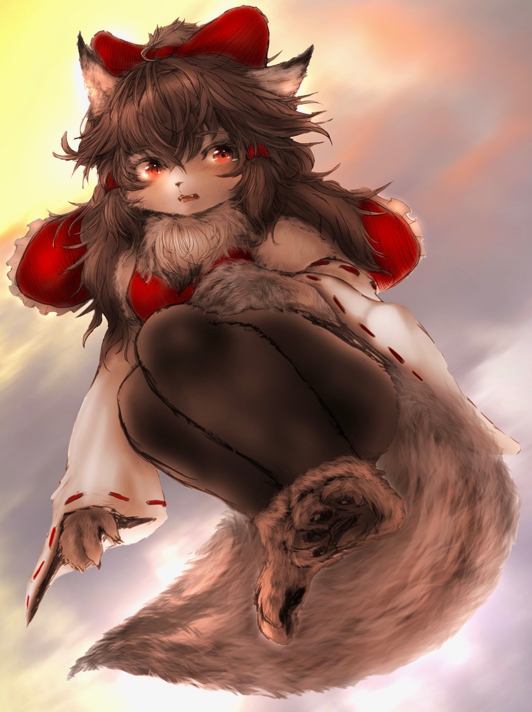 ケモ化霊夢さん 