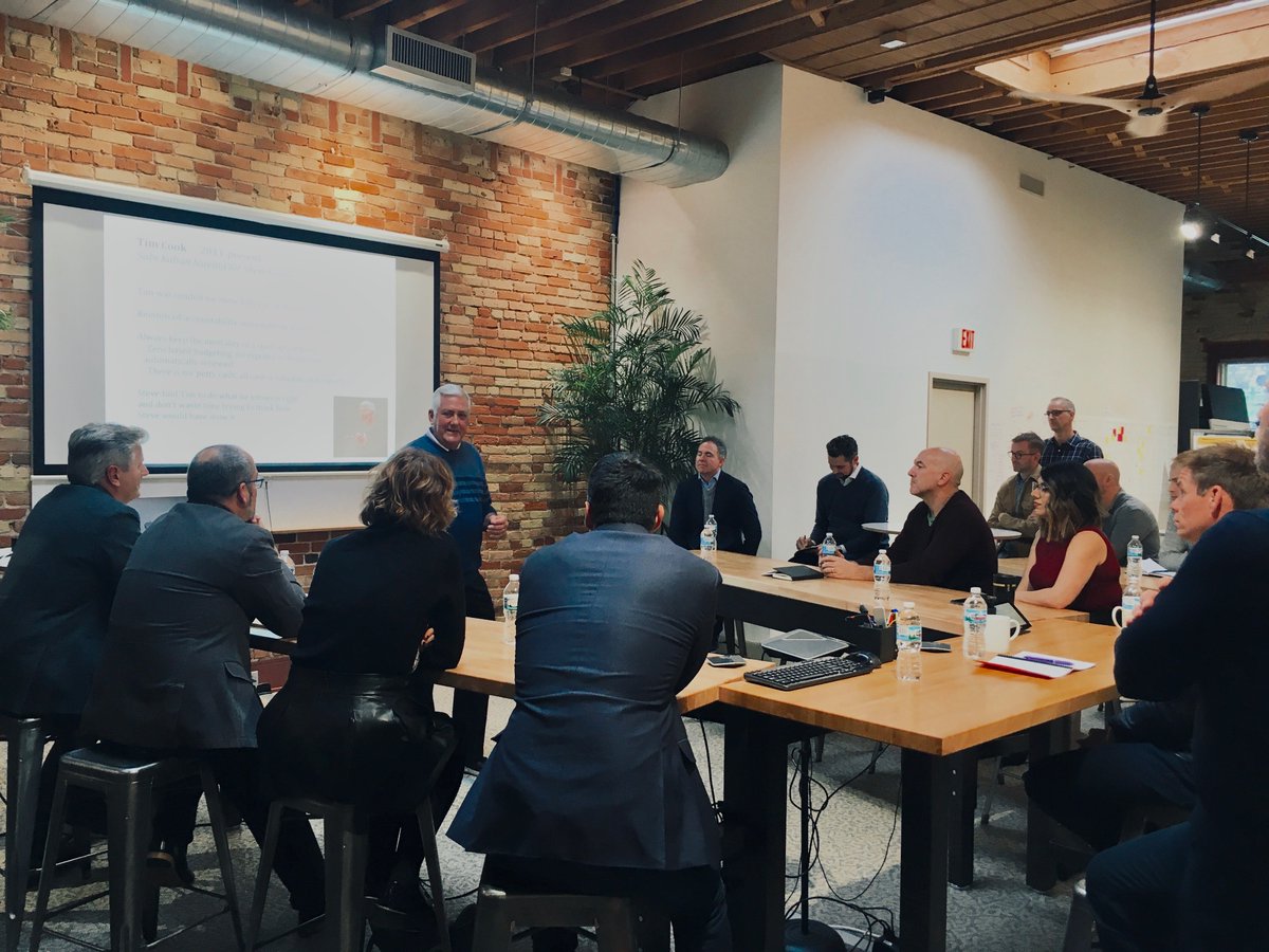 Last week Twisthink invited a group of 25 Michigan design leaders to hear an inspiring presentation from Jim who worked at Apple for 30 years alongside Steve Jobs and Steve Cook. He shared vivid stories and innovation principles applicable to leaders and businesses today.