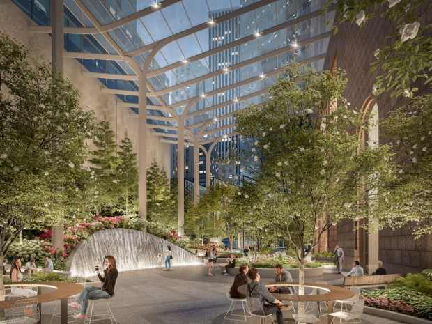 BIMMonde's tweet photo. Le cabinet d'#architecture norvégien Snøhetta a annoncé le 10 janvier 2020 sa proposition d'aménagement paysager et de rénovation intérieure du 550 Madison #gratte-ciel new-yorkais. Découvrez leur #projet 👇
https://t.co/DgI5VTqird https://t.co/aD0T5lpgqe