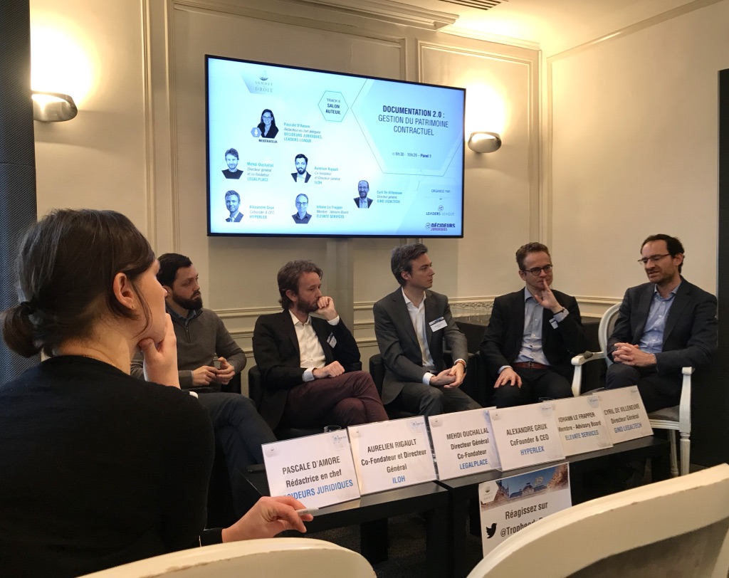 Hyperlex_'s tweet photo. #LegaltechShow
Retour sur la conférence #Documentation 2.0
🔈 Alexandre Grux (@agrux): "Au sujet des outils technologiques dans la gestion de contrats, on parle beaucoup du “comment”, mais la question est “pourquoi”. Pourquoi mettre en place un outil de gestion contractuelle ?" https://t.co/0xYpEJRWJg
