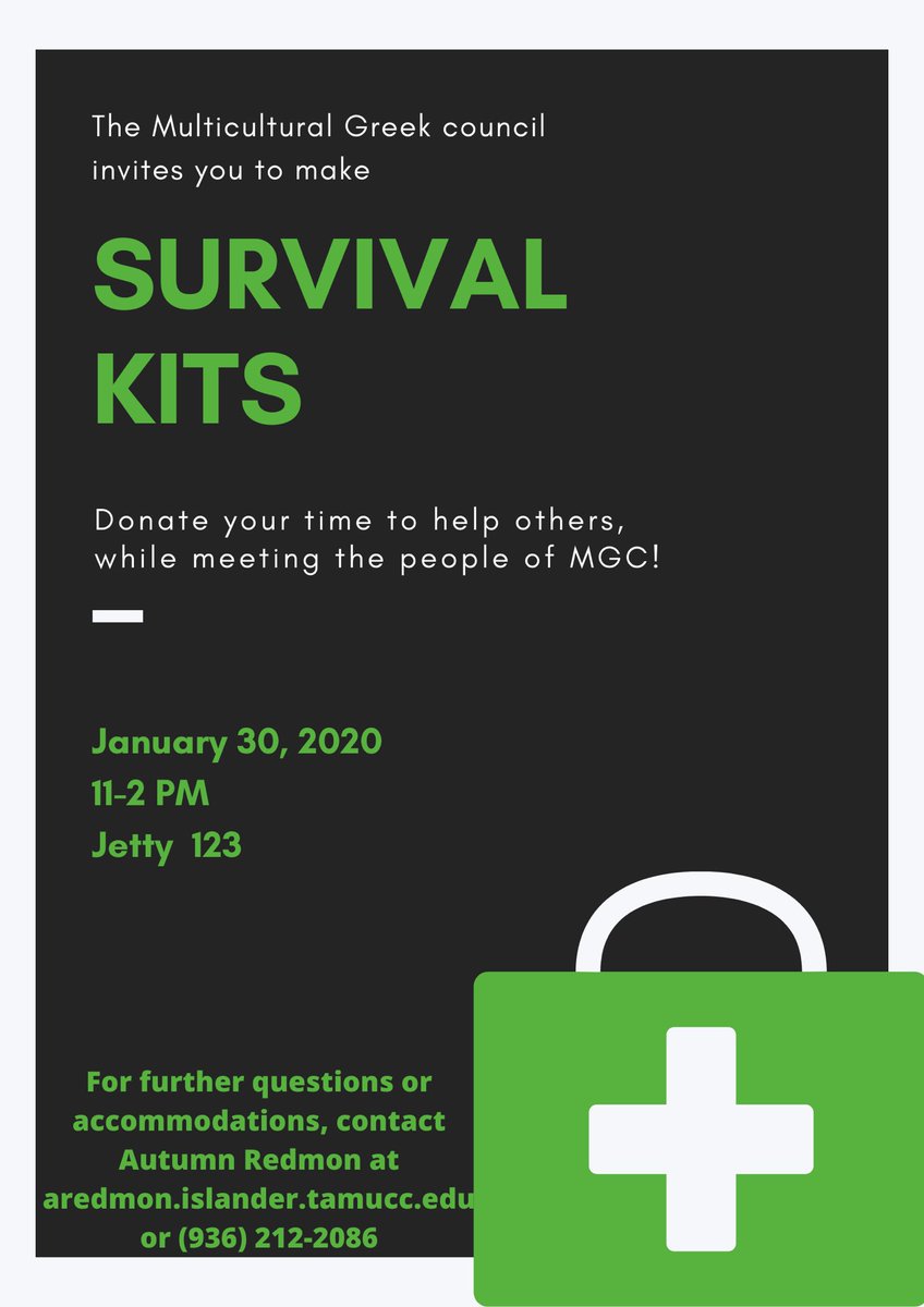 Wanting to fulfill your good deed of the day? Then stop by Jetty 123 and help MGC make survival kits for our local Corpus Christi Homeless Shelter!!!