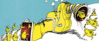 Machine that puts stars on the bellies of sneetches, from dr seuss