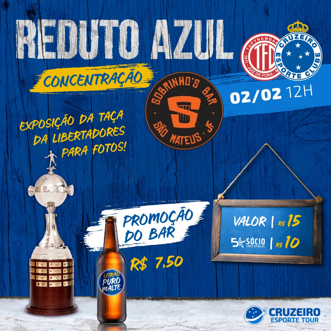 JFZeiros's tweet photo. #ConcentraçãoAzul
#Início 12:00hs
#Final 17:00hs
Alô NAÇÃO Azul de #JF. Estaremos concentrados no @sobrinhos_bar Apartir de 12:00hs , Cerveja gelada e aquela resenha pré jogo que todos já sabem como é na #JFzeiros. Vamos jogar em casa literalmente.
#RedutoAzul https://t.co/HeMWEbIG7N