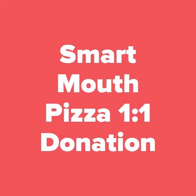 Don’t forget to get pizza 🍕and do good!🤩 smartmouthpizza
