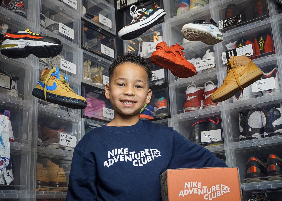 Mr_Miller1's tweet photo. It’s like Magic when you’re in the @NikeAdventures Club... Come join the fun.. #nike #nikeadventureclub #kicks #kidsinkicks @Nike #snearkerhead https://t.co/wdAHz8O1gS