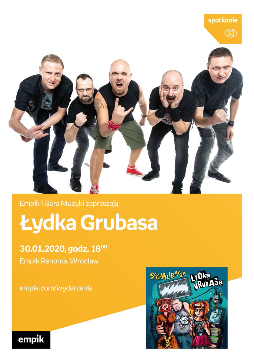 Ruszamy na spotkania w <a href="/empik/">empik</a> dziś Wrocław 30.01 pierwszy raz publicznie opowiemy o Socjalibacji 😎