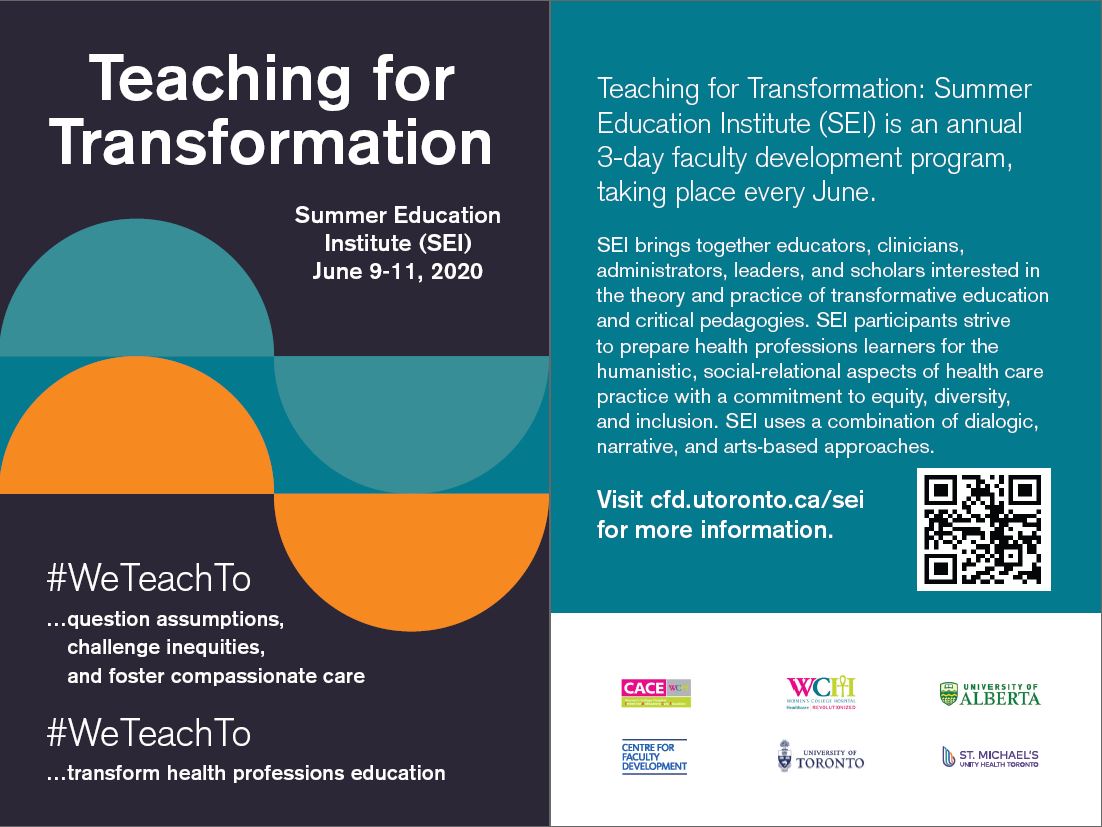 Event poster for the SEI 3-day event happening from June 9 to 11, 2020