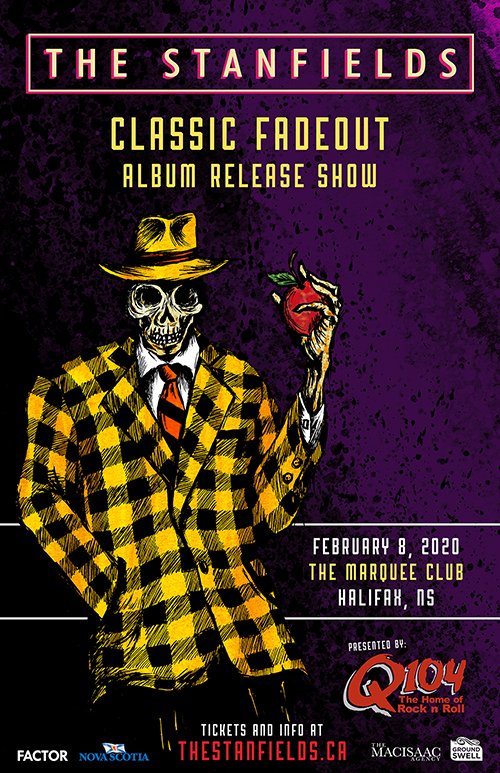 Win FREE tickets to <a href="/TheStanfields/">The Stanfields</a> Album Release Show for "Classic Fadeout" on Sat. Feb 8th <a href="/Marqueeballroom/">The Marquee Ballroom</a>. #Halifax 
Hear The Q104 Designated Classic by Van Halen "Dancing In The Street"  call 451-1043. q104.ca/events/247115/