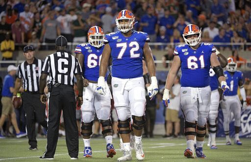 knijeah's tweet photo. Thanks to God, my family, my coaches, and my friends for supporting me I am truly blessed to receive my first offer from The University of Florida 🐊💙🧡@JonSantucci @Jamar51Chaney @CoachHevesy @jc3watkins @Cen10_Football @lbcoach99 https://t.co/pxbCSRTUgA