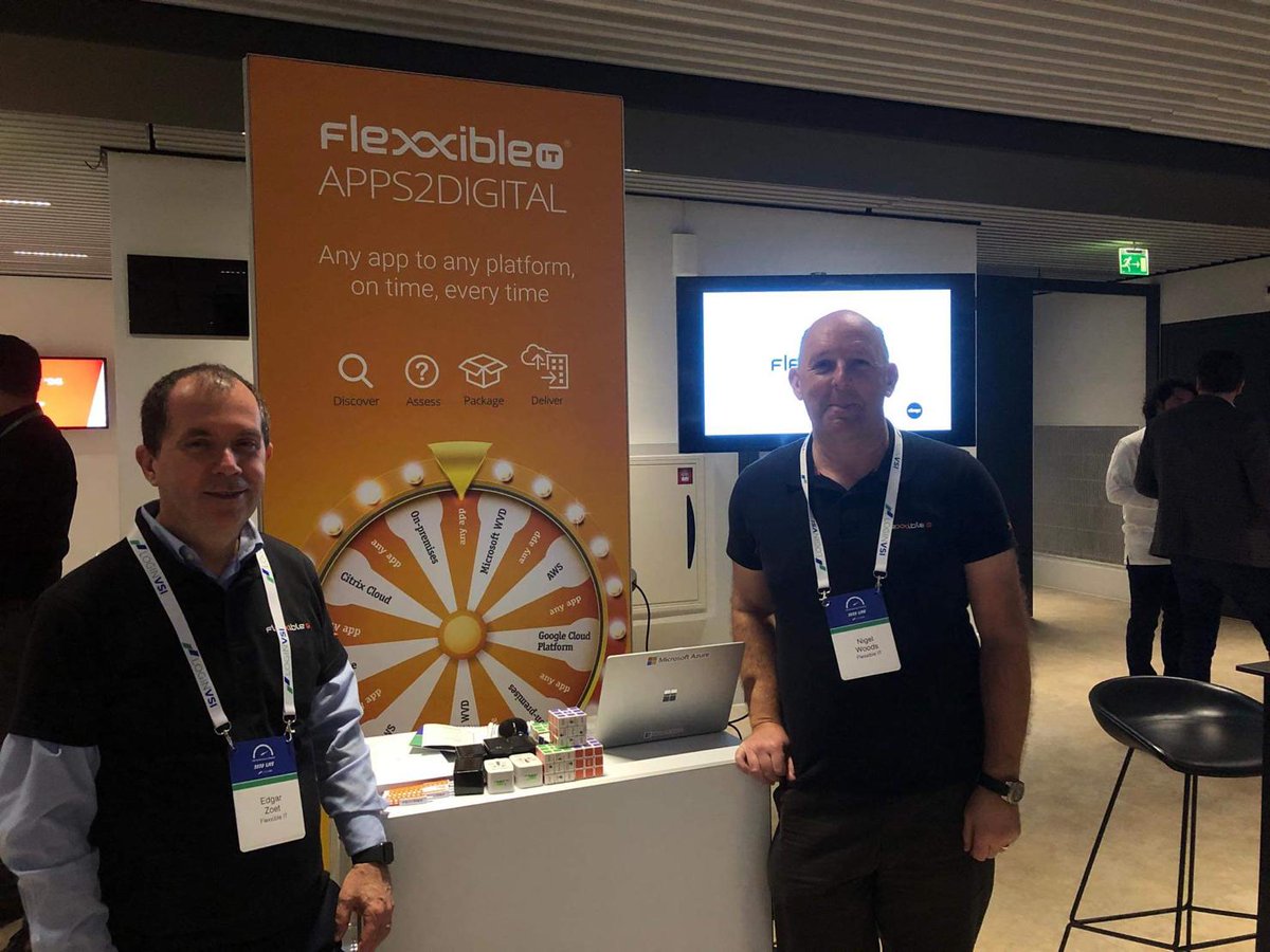 FlexxibleIT's tweet photo. Find us at the @LoginVSI #VDI #Performance Summit today! Chat to @NigelWoods27 to discover how to create the most stable, optimised and performant #Desktop possible #EUC #applicationmanagement #cloud #apps2digital #vdisummit https://t.co/CCP7JDBGRy