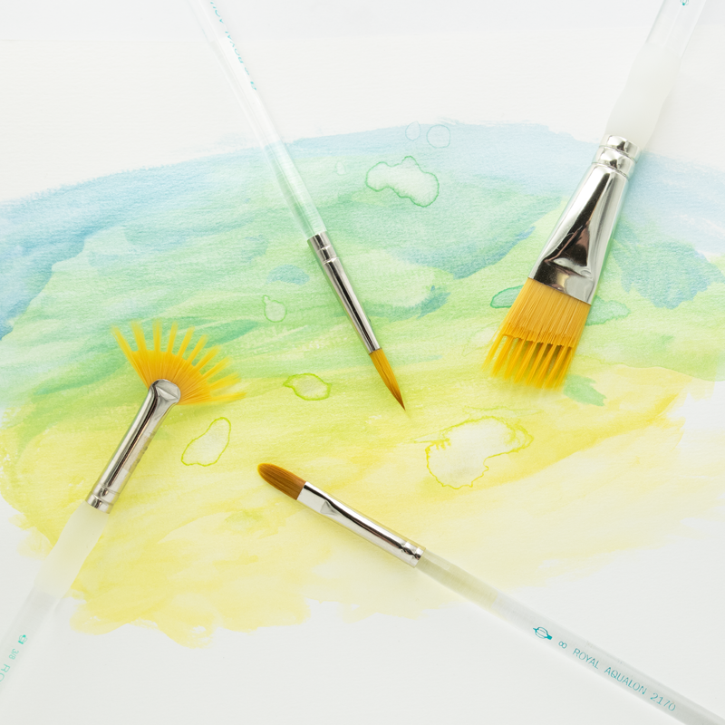 Our Aqualon brushes re the perfect tools for watercolor painting 
#royalbrushart #aqualonbrushes #watercolor #art #watercolorpainting