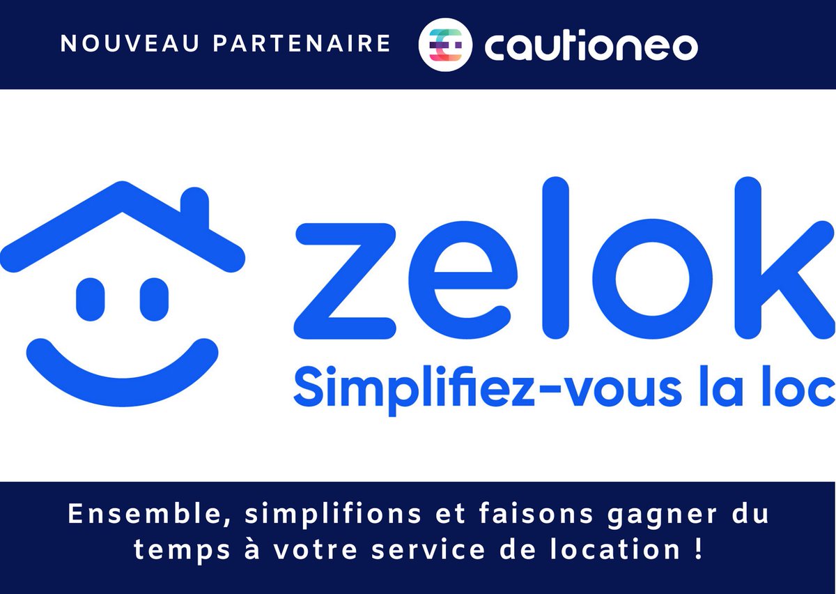 @zelok_france est partenaire de <a href="/cautioneo/">Cautioneo</a> 🚀 #location #startup #proptech