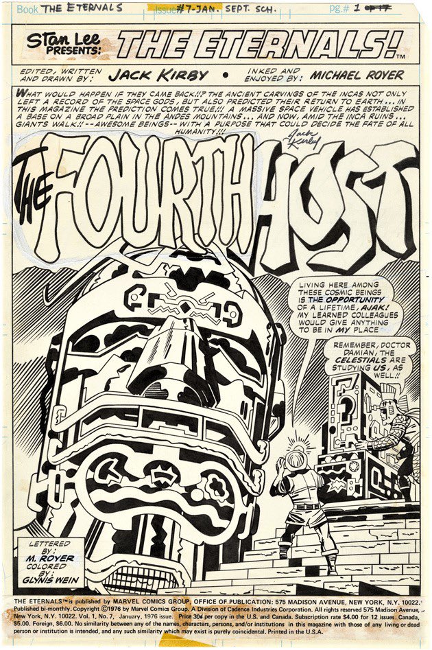 😱 O M G ‼️ 😱 I completely forgot how incredible this is‼️ @Eternalsnews <a href="/Marvel/">Marvel Entertainment</a> #jackkirby #TheEternals