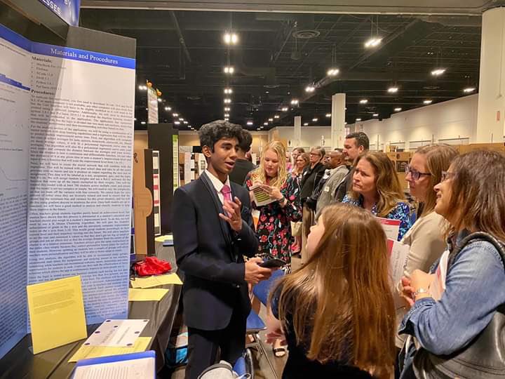 SCHS_IB's tweet photo. Congratulations to Strawberry Crest IB’s very own Srikar Parsi for winning GRAND CHAMPION at the Hillsborough County Regional STEM Fair!!! https://t.co/GpCdfptnO3
