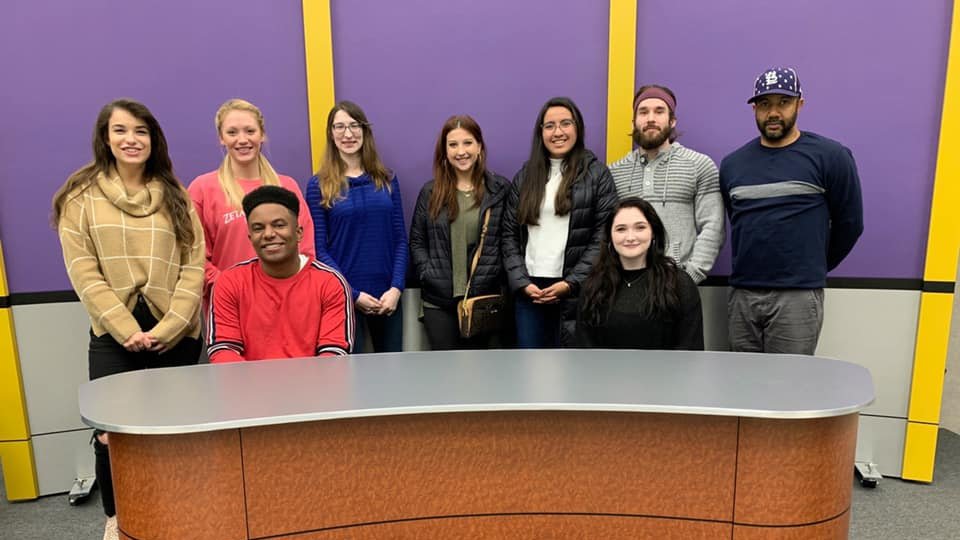 una_nbs's tweet photo. The first National Broadcasting Society meeting of the spring semester was a success! Be sure to come by for the next meeting: February 11th at 5:30pm room 118 in the Communications Building! #myuna #myunacom https://t.co/OYAr0Fydny